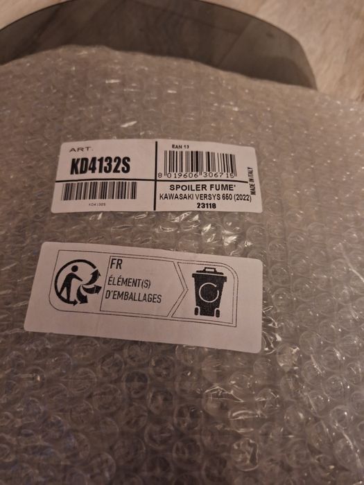 Szyba turystyczna kappa kawasaki versys 650  2022-