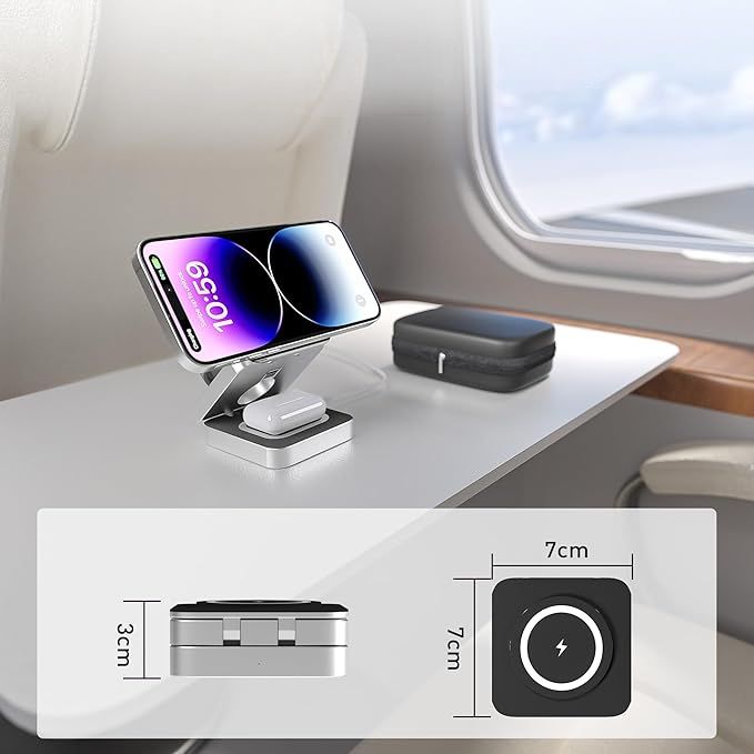 Magnetyczna Stacja Ładowania Kuject 3 W 1 Do Urządzeń Apple