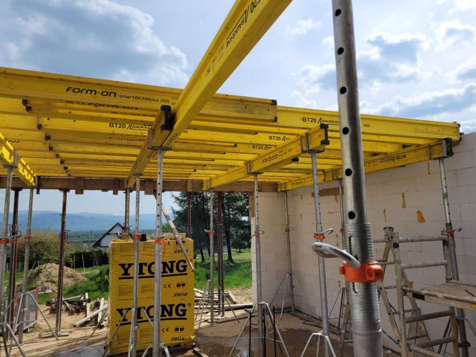 Szalunki Stropowe na domki, Podpory, Dźwigary pod DOTACJĘ!