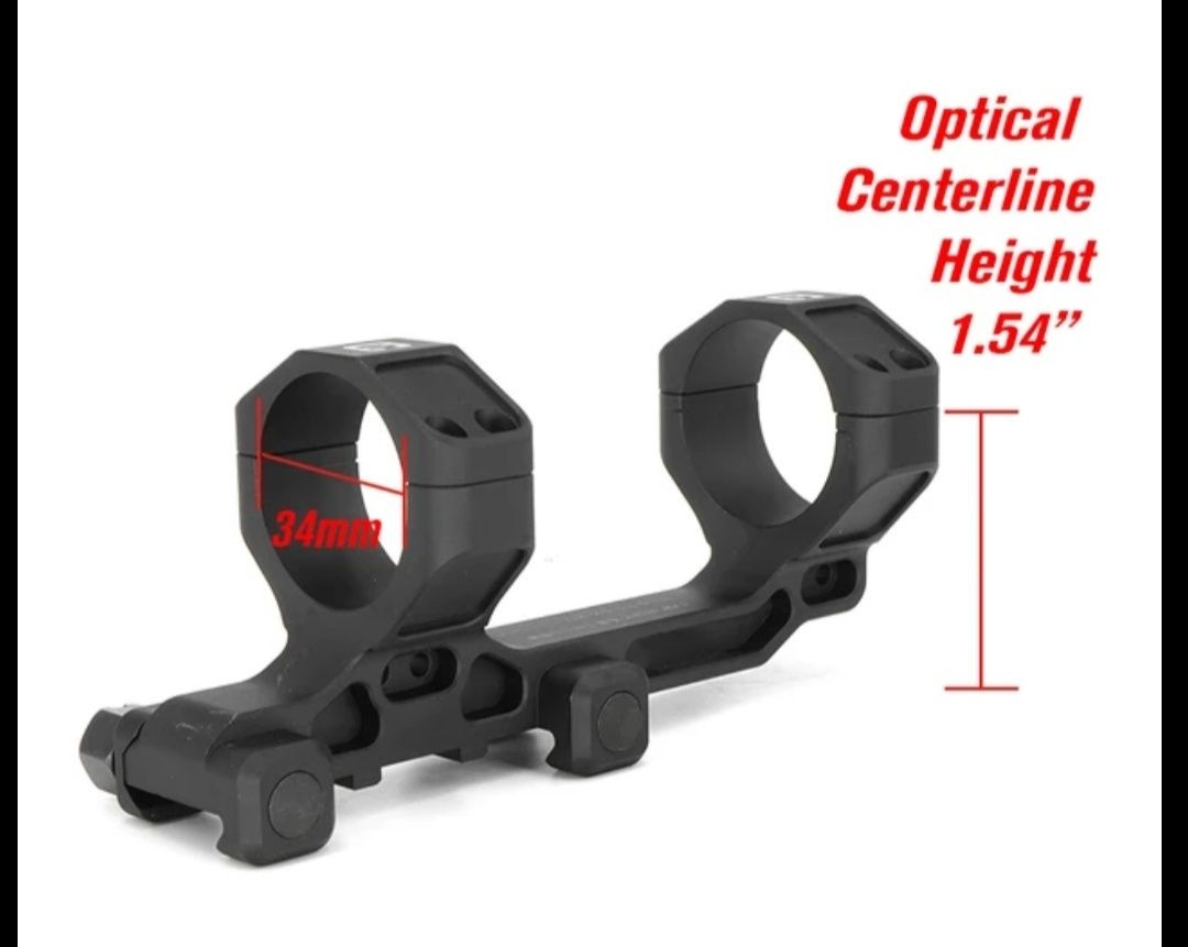 Продам приціл Discovery ED AR 1-8x24, FFP, 34мм + моноблок