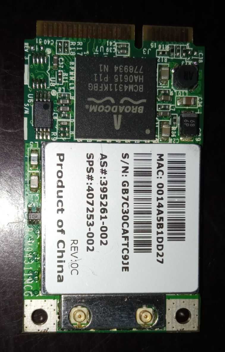 Karta sieciowa wi-fi do laptopa Broadcom