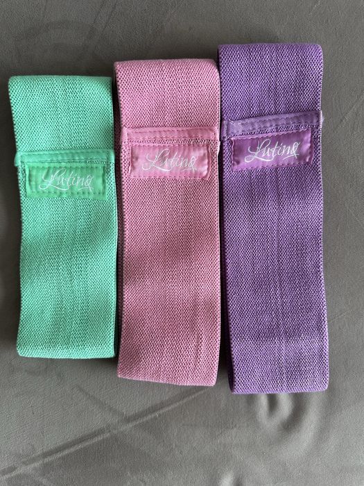 Еспандер для фітнесу із тканини, 3 штуки