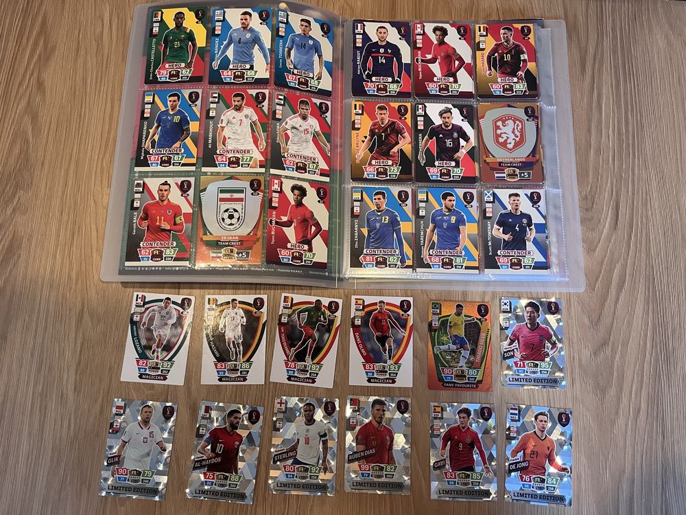 Karty piłkarskie 196 szt. panini Fifa world cup qatar 2022