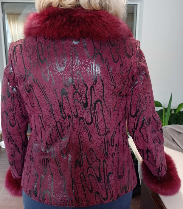 Жакет из натуральной кожи, размер 46-48