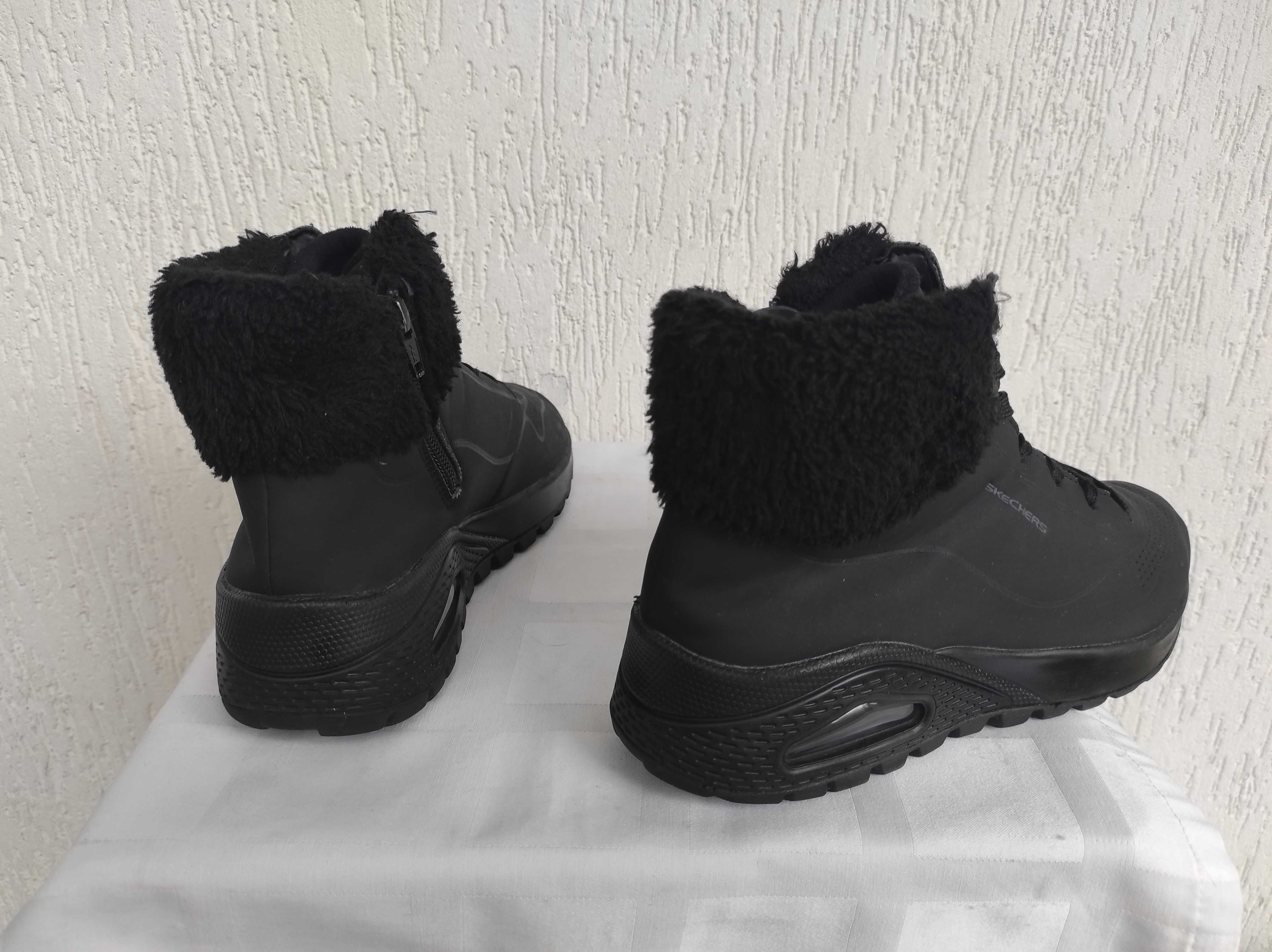 Брендовие демисезонно-зимние ботинки Skechers р.37