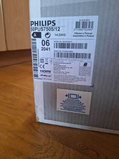 Sprzedam duzy  TV Philips 50 cal 4K UHD 3-letni Smart Wifi