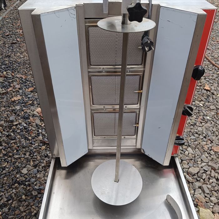 Nowy opiekacz do kebaba grill piec 3 palniki