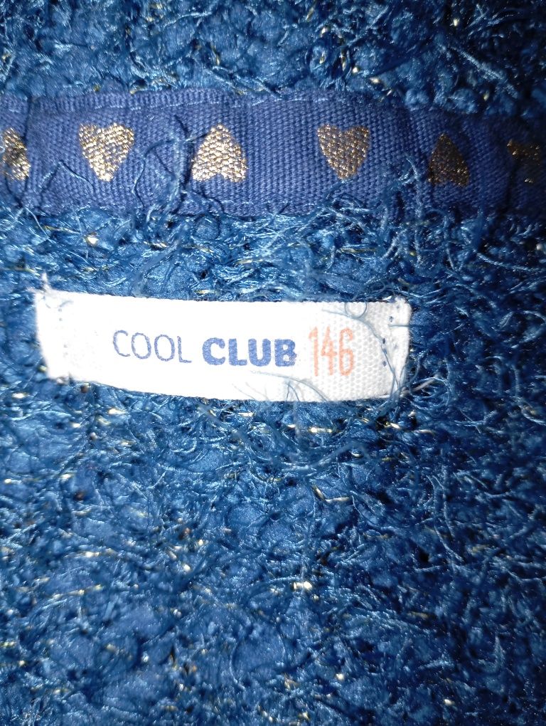 Sweter świąteczny cool club 146 złota nitka