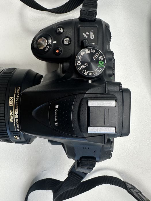 Lustrzanka nikon d5300 z obiektywem 18-105mm
