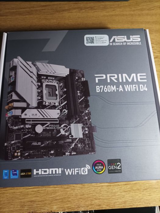 материнська плата ASUS prime b760m-a wifi d4