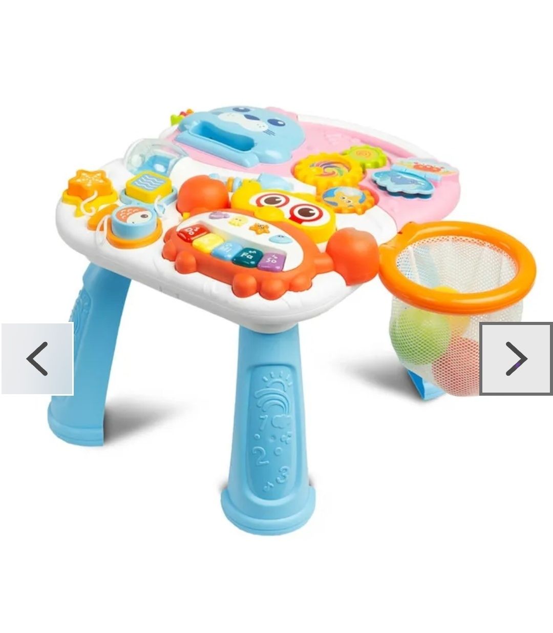 Toyz, Spark, chodzik, stolik edukacyjny, 2w1, pink