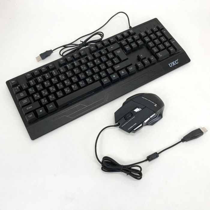 Клавіатура+мишка UKC з LED підсвічуванням від USB M-710
