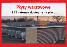 PŁYTY warstwowe ŚCIANA i DACH- blacha -PIR- blacha  - 2gat