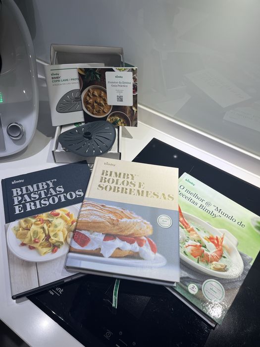 Bimby TM5 com 3livros e protetor de lâmina