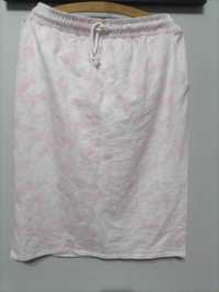 Nowa z metką biało-różowa spódnica z metki 46/48 , nawet 50 Primark