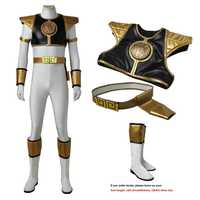 Fato Power Ranger Branco Tommy Oliver