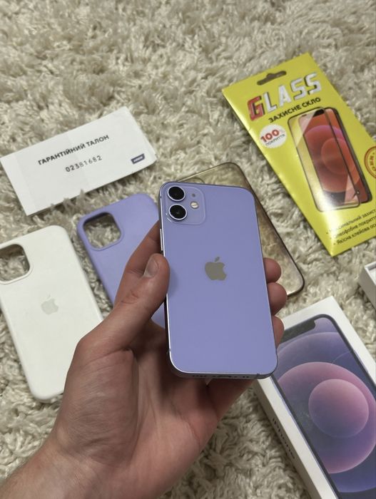 Apple iPhone 12 mini 256GB Purple ~ 90% Neverlock