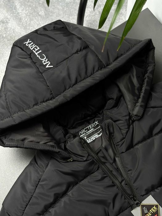 Мужской пуховик Arcteryx - Куртка черная Артерикс - GorEtex