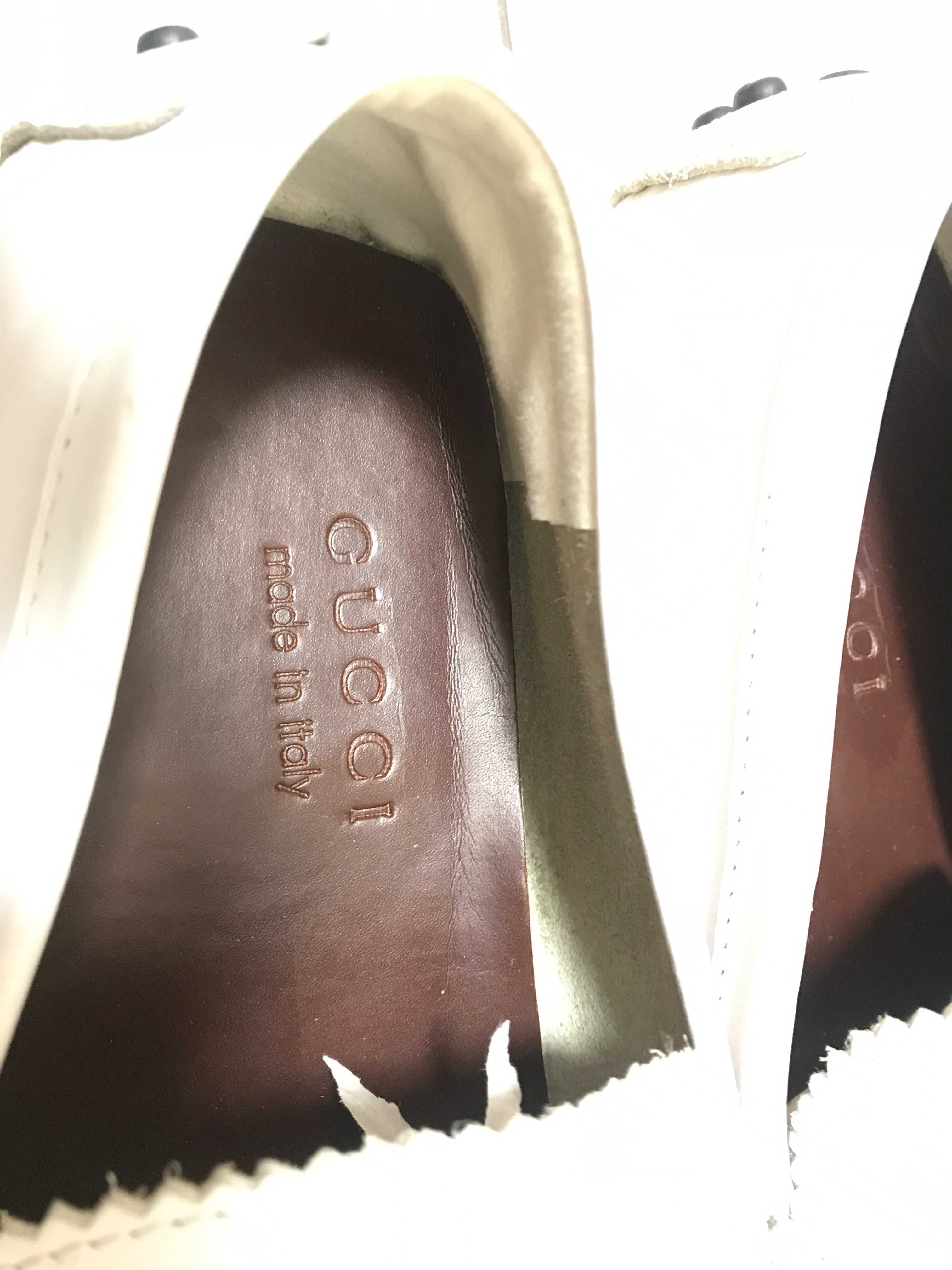 Туфли мокасины Gucci Италия, размер 42, кожа Оригинал