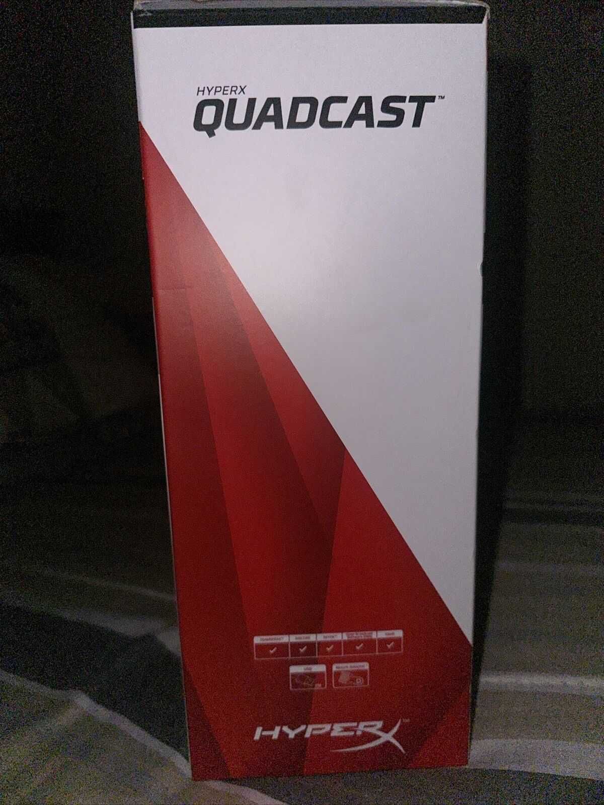 HyperX QuadCast Gaming Microphone - Black (HX-MICQC-BK)