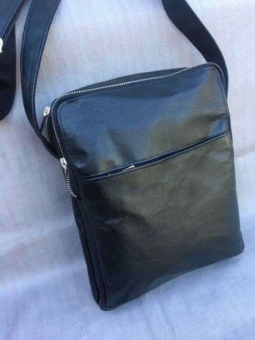 Сумка чоловіча, натуральна шкіра.