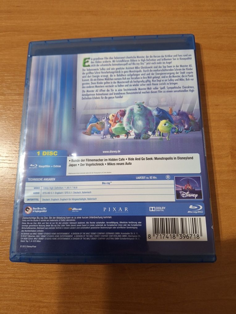 Blu-Ray Potwory i Spółka