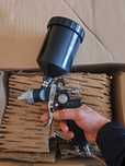 Pistolet do Malowania BLACK HVLP 4 Dysze 1.3 1.4 1.7 2.0mm Lakierniczy