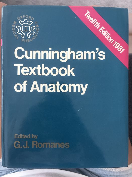 Livro Cunningham’s Textbook of Anatomy