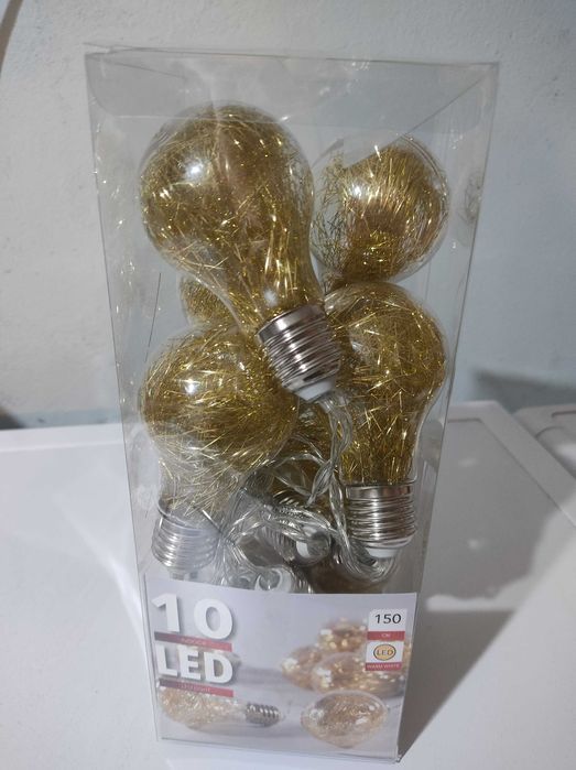 lampka girlanda 10 żarówek oświetlenie led