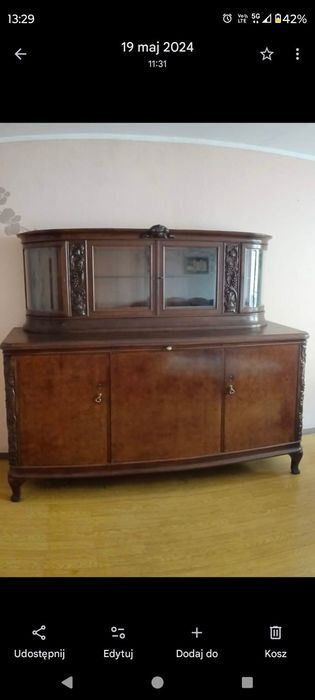 Kredens drewniany odbiór osobisty