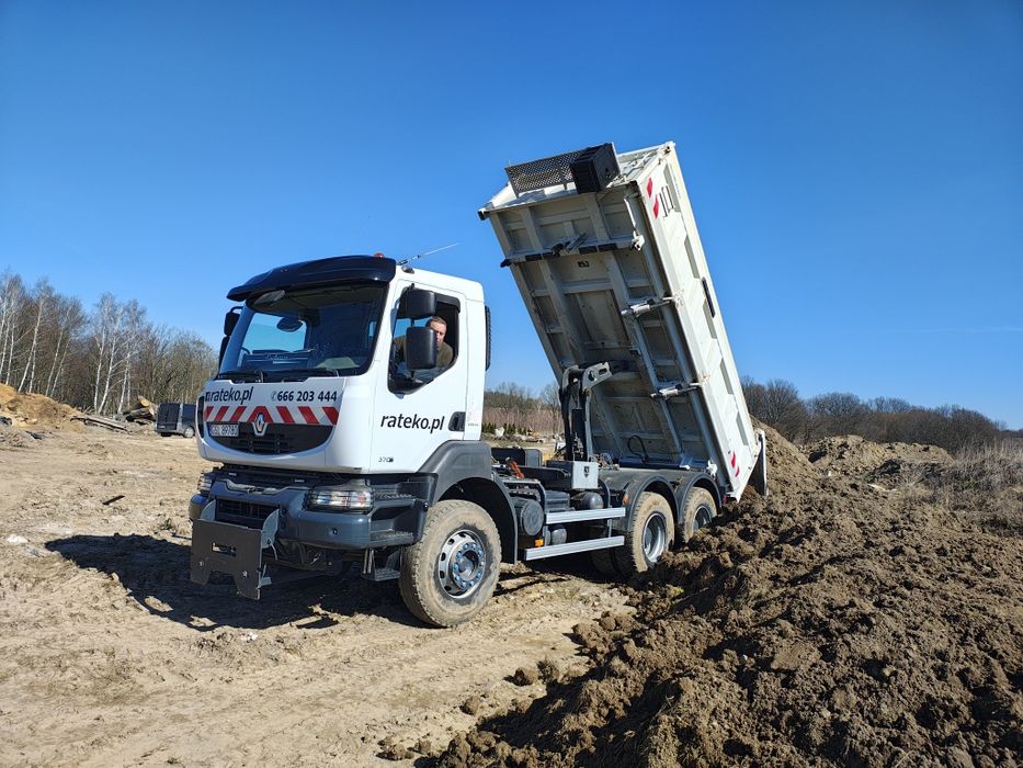 Usługi transportowe wywrotka Słupsk, prace ziemne, piasek, ziemia