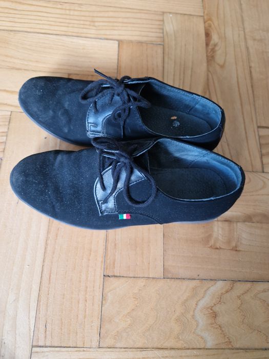 Półbuty chlopiece czarne