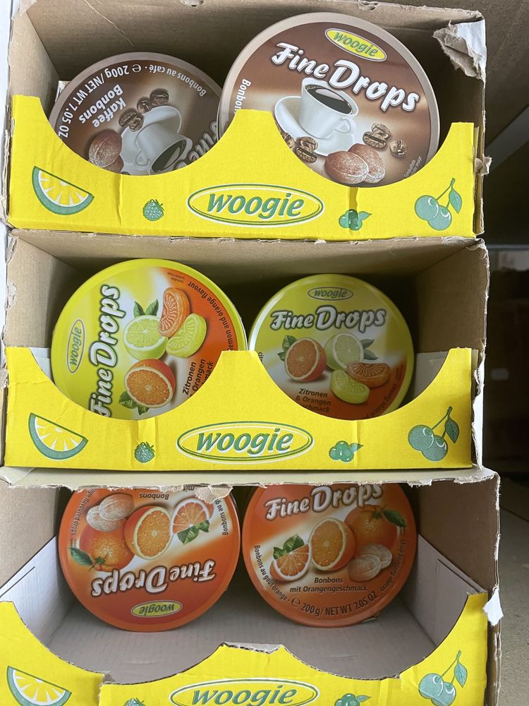 Леденцы Дропсы 200 грамм / льодяники Woogie Fine Drops