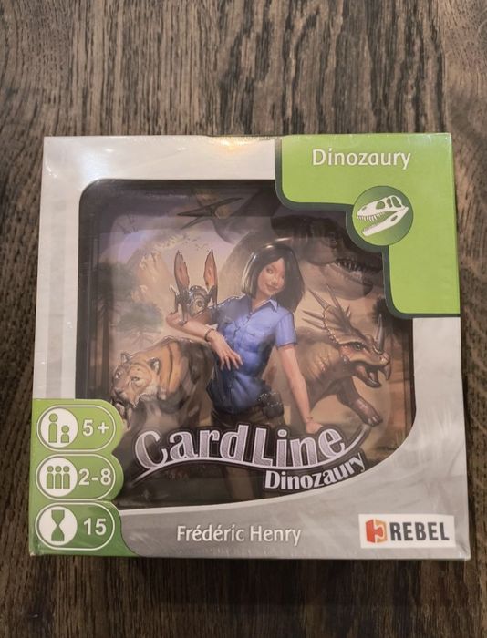 UNIKAT Rebel Cardline Dinozaury gra karciana nowa w pudełku