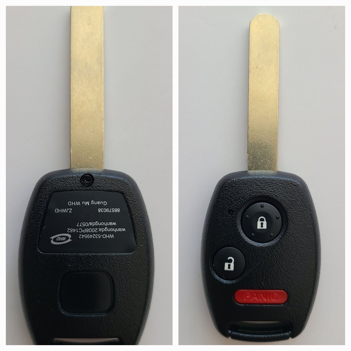 Заготовка ключа Honda з платою і чіпом ID48