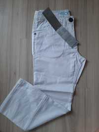 Spodnie damskie Atlantic, rozmiar S, rybaczki, kolor biały