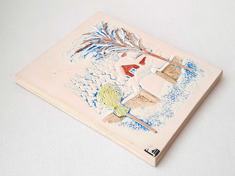 JIE GANTOFTA Kafelek ceramiczny , kafel , obrazek , plakieta - Szwecja