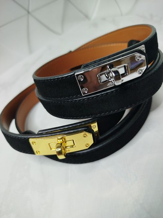 Тонкий жіночий ремінь ермес, модний шкіряний ремінь 2 см