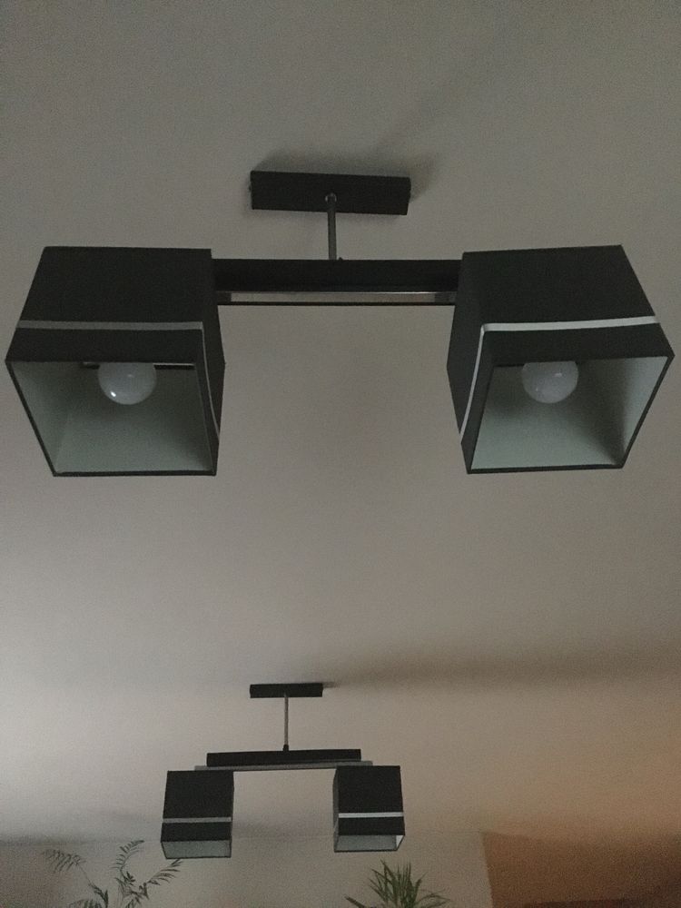 Żyrandol Lampa sufitowa wisząca do salonu pokoju kinkiet szyna