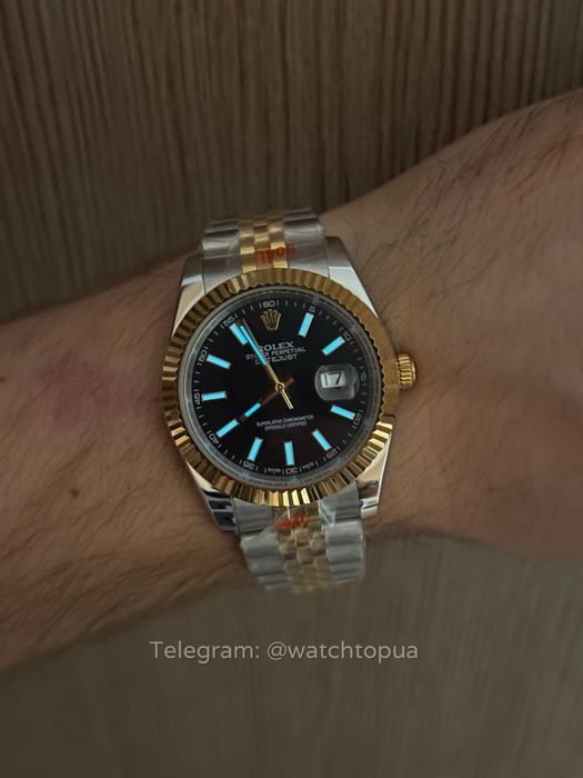 Годинник Rolex Datejust Silver Gold