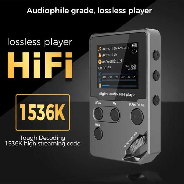 MP3 плеєр Mrobo C5. HI-Res\lossless Audio, Bluetooth Hi-Fi 8Gb