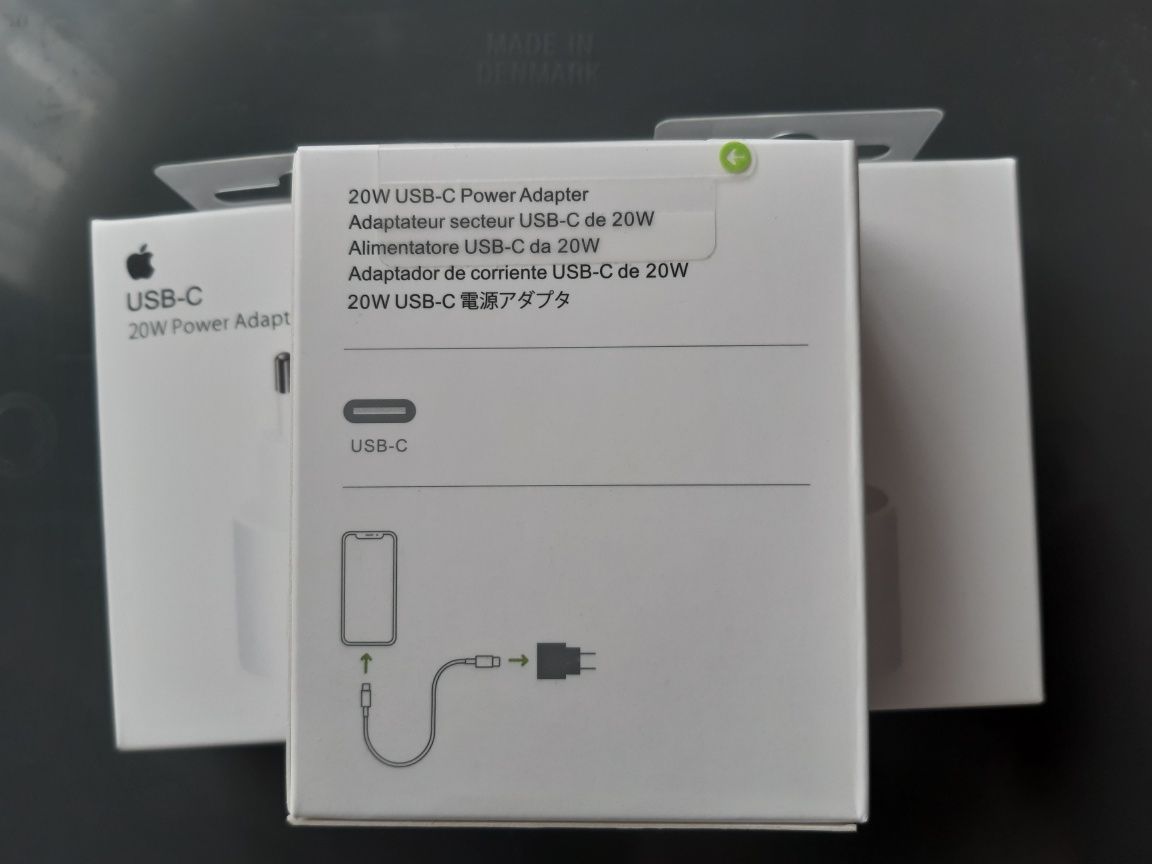 Ładowarka USB-C 20W Power Adapter do iPhone NOWA Kostka