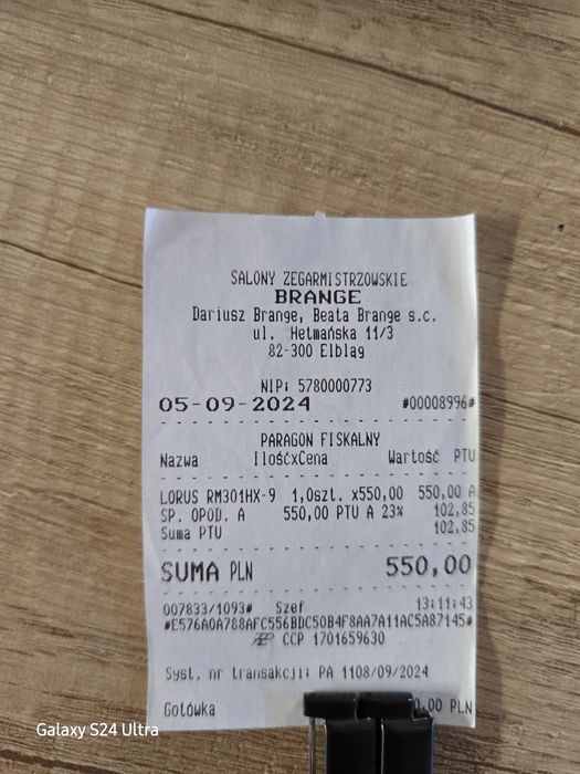Lorus zegarek męski