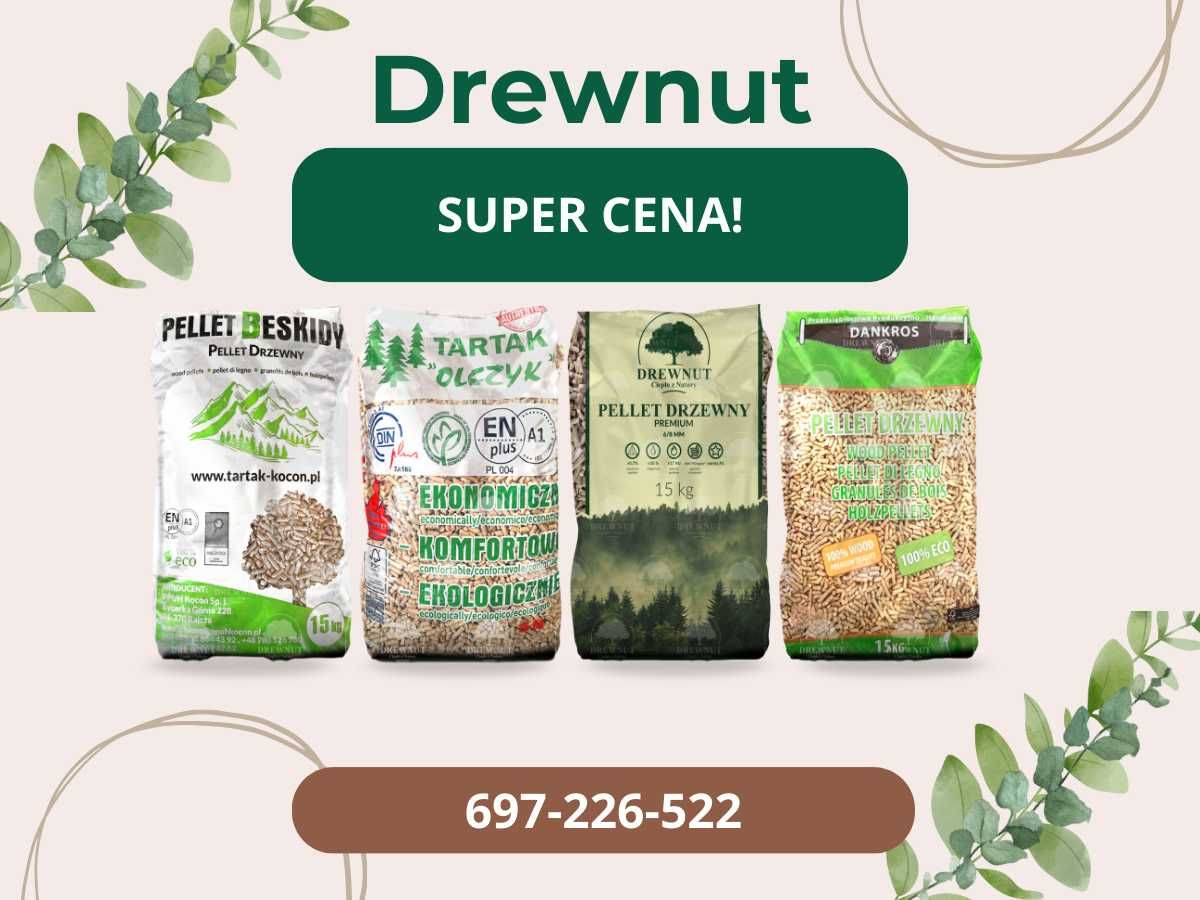 pellet EN plus A1 oraz Feniks Drewnut Olczyk Lava gratis