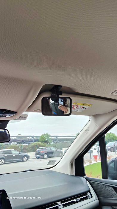 Espelho auto - ver crianças no banco traseiro