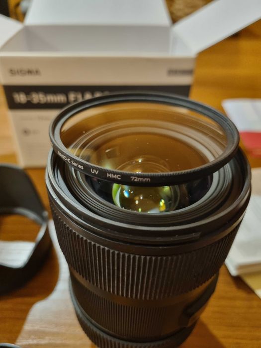 Aparta Nikon D 7200 z obiektywem Sigma Art 18-35 1,8