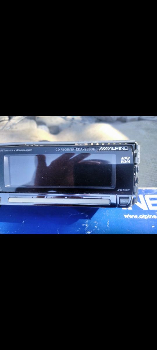 Alpine CDE-9853R процессорная магнитола  с блютузом