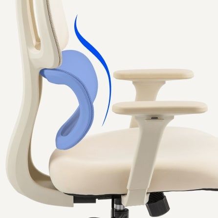 Kolorowe Ergonomiczne Krzesło z Poduszką Przypominającą Chmurę