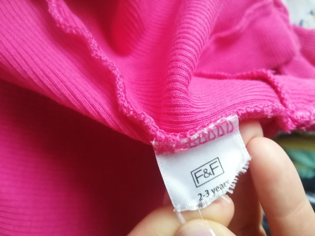 Bluzka rozpinana dla dziewczynek F&F rozmiar 2/3 lata