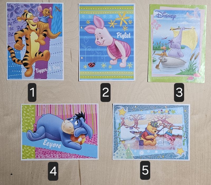 Karteczki kolekcjonerskie Kubuś Puchatek A5